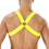 Fetish Elastic Harness - Neon Yellow