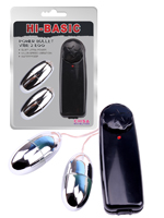 VIP - Power Bullet Vibrator with 2 Vibro-Eggs