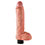 King Cock - 10 inch Vibrating Cock with Balls Natur