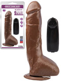 Mr. Marcus 9.9 inch Vibrating Dildo Brown
