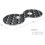 Mystim bipolar electrodes for Cluster Buster E-Stim Device