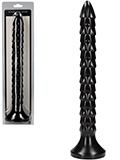 OUCH! Scaled Snake 12 inch Anal Dildo - Schwarz