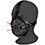 OUCH! Xtreme Head Harness Spider Gag Nose Hooks