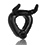 Oxballs Bull Horned Cockring - Schwarz