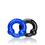 Ultraballs 2-Pack Cockrings Black and Blue