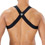 Party Boy Elastic Harness - Schwarz