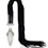 Icicles No. 49 - Glas Anal Plug mit Flogger Tail