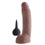 King Cock - 9 inch Squirting Cock with Balls Brown