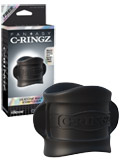 Fantasy C-Ringz - Silicone Ball Stretcher Black