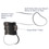 Fantasy C-Ringz - Silicone Ball Stretcher Black