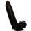 Penis Dildo Push Black 6.3 inch with Suction Cup