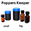 Poppers Keeper Big - Schwarz/Blau