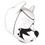 Puppy Play Dog Mask - Fox Terrier White