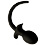 Puppy Tail No 3 - Silikon Analplug - Schwarz