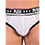 - Push - Premium Mesh Hole Brief - Wei/Schwarz