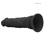 RealRock - Dildo 8 inch ohne Hoden - Schwarz