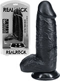 RealRock - Dildo 8 inch mit Hoden - Extra Thick