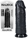 RealRock - Dildo 9 inch without Balls - Extra Thick
