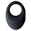 10 Speed Spire Vibrating Cockring Black