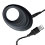 10 Speed Spire Vibrating Cockring Black